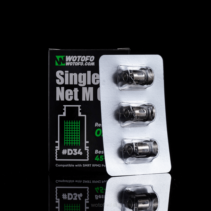 Wotofo SMRT bobina de vaina rpm2 d31 a1 nexmesh cónico 3uds - vaporizador Wotofo F42N373