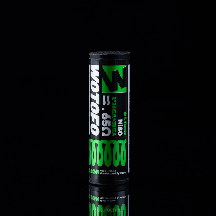 Wotofo bobina prefabricada de identificación Clapton fusionado de doble núcleo 0,65 ohmios 5mm 5 uds. - Wotofo Chile F42N347