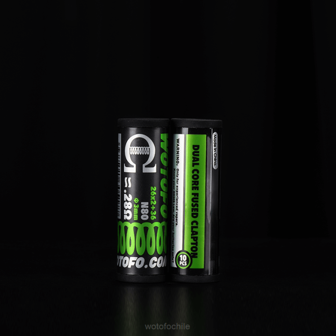 Wotofo bobinas prefabricadas Clapton fusionado de doble núcleo 0,28 ohmios 10 Uds. - Wotofo desechable F42N314