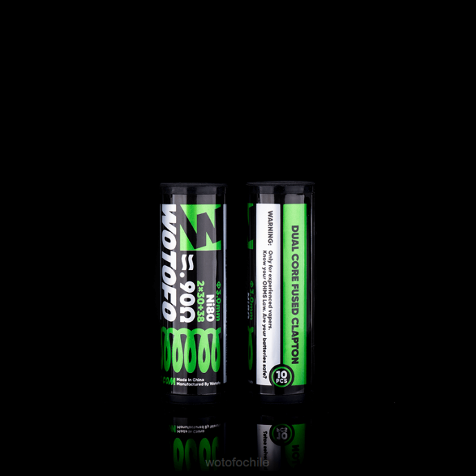 Wotofo bobinas prefabricadas Clapton fusionado de doble núcleo 0,28 ohmios 10 Uds. - Wotofo desechable F42N314