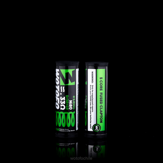 Wotofo bobinas prefabricadas Clapton fusionado de doble núcleo 0,28 ohmios 10 Uds. - Wotofo desechable F42N314