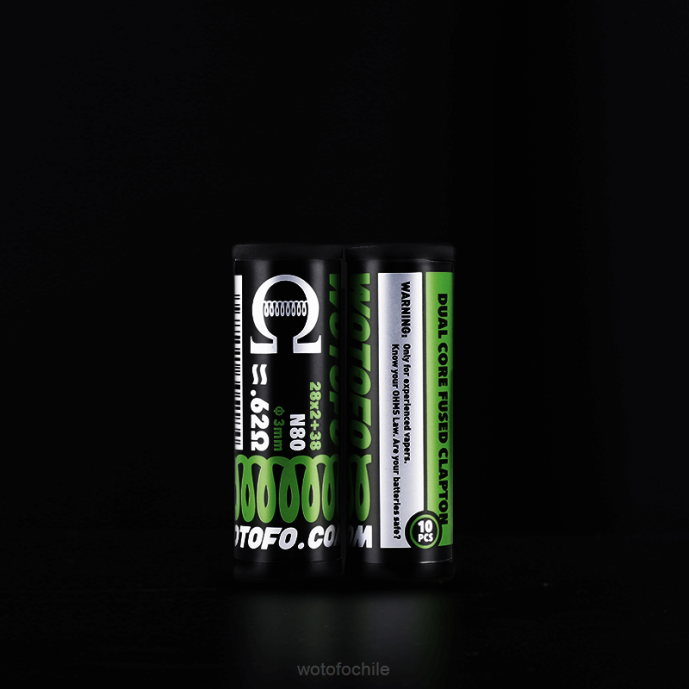 Wotofo bobinas prefabricadas Clapton fusionado de doble núcleo 0,28 ohmios 10 Uds. - Wotofo desechable F42N314
