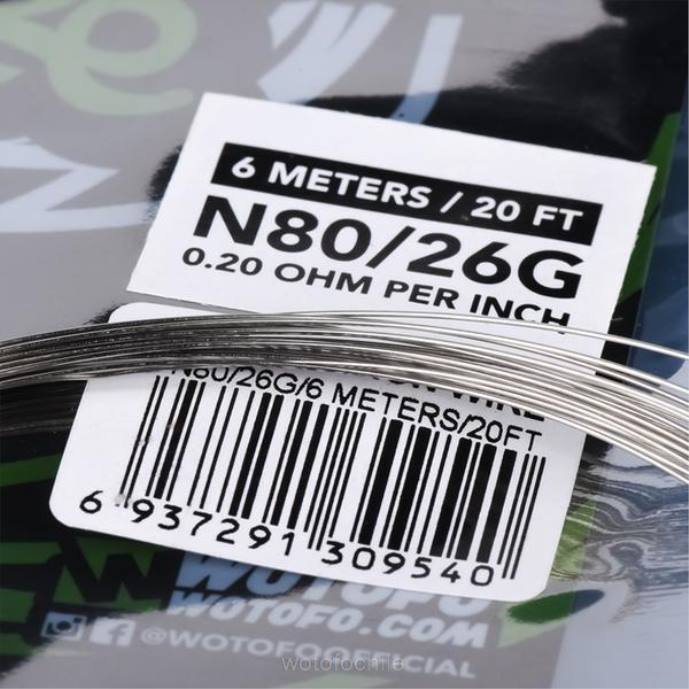 alambre de competición ni80 - 26g