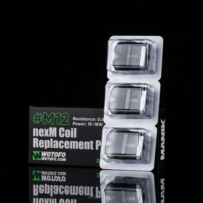 Wotofo MANIK mini cápsula de repuesto bobina m12 nexmesh incorporada 3uds - Wotofo vape pods F42N88